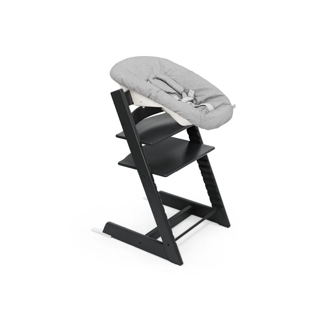 Stokke® Eetstoel Tripp Trapp® Bundel Black + Babyset² + Newborn Set