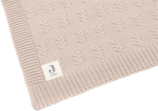 Jollein Couverture pour berceau ou parc Grain Knit Wildrose