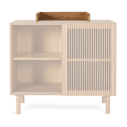 Quax Chambre de bébé 3 pièces (lit L 140 x Lg 70 cm + commode avec rallonge + armoire 2 portes) Hai No Ki Natural Ash 