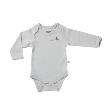 Dreambee Body à manches longues Billie beige/gris - 2 pièces 