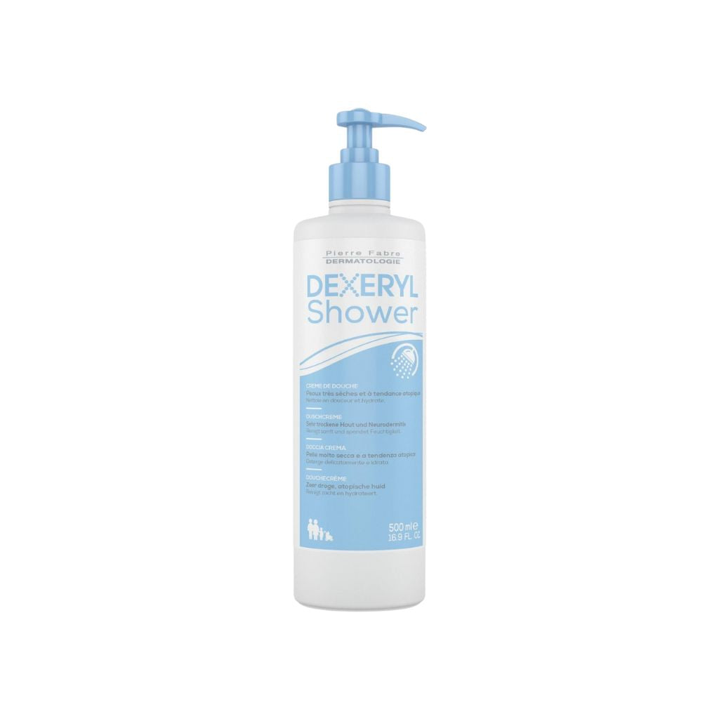 Dexeryl Wascreme droge huid zonder zeep of parfum 500ml