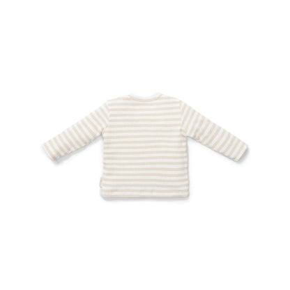 Little Dutch T-shirt à manches longues Baby Bunny Stripe Sand