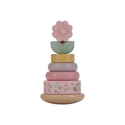 Little Dutch Tour d'empilage en bois Fairy Garden Fleur