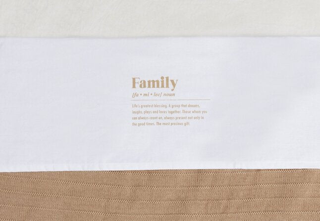 Jollein Drap pour lit Family blanc
