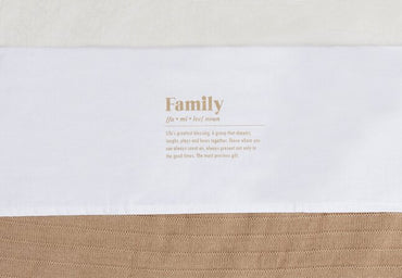 Jollein Drap pour lit Family blanc
