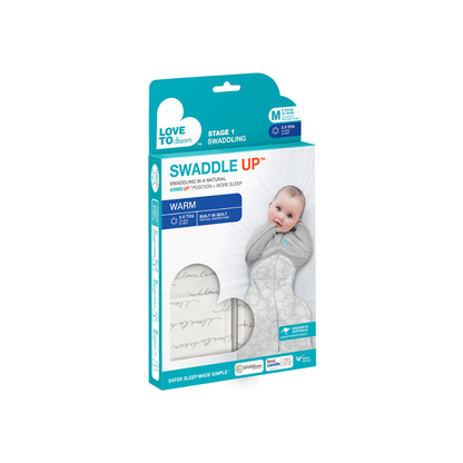 Love to Dream Inbakerzak / Winterslaapzak Swaddle Up TOG 2,5 White 70 cm