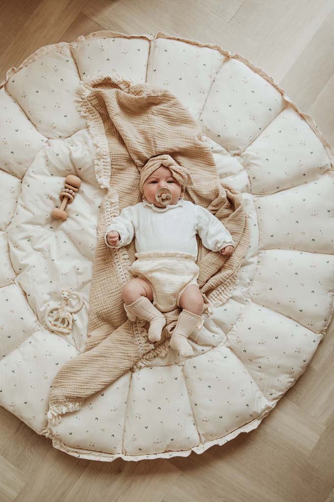 Play and Go Coco Moon Organic playmat, cocoon & organizer 130 cm