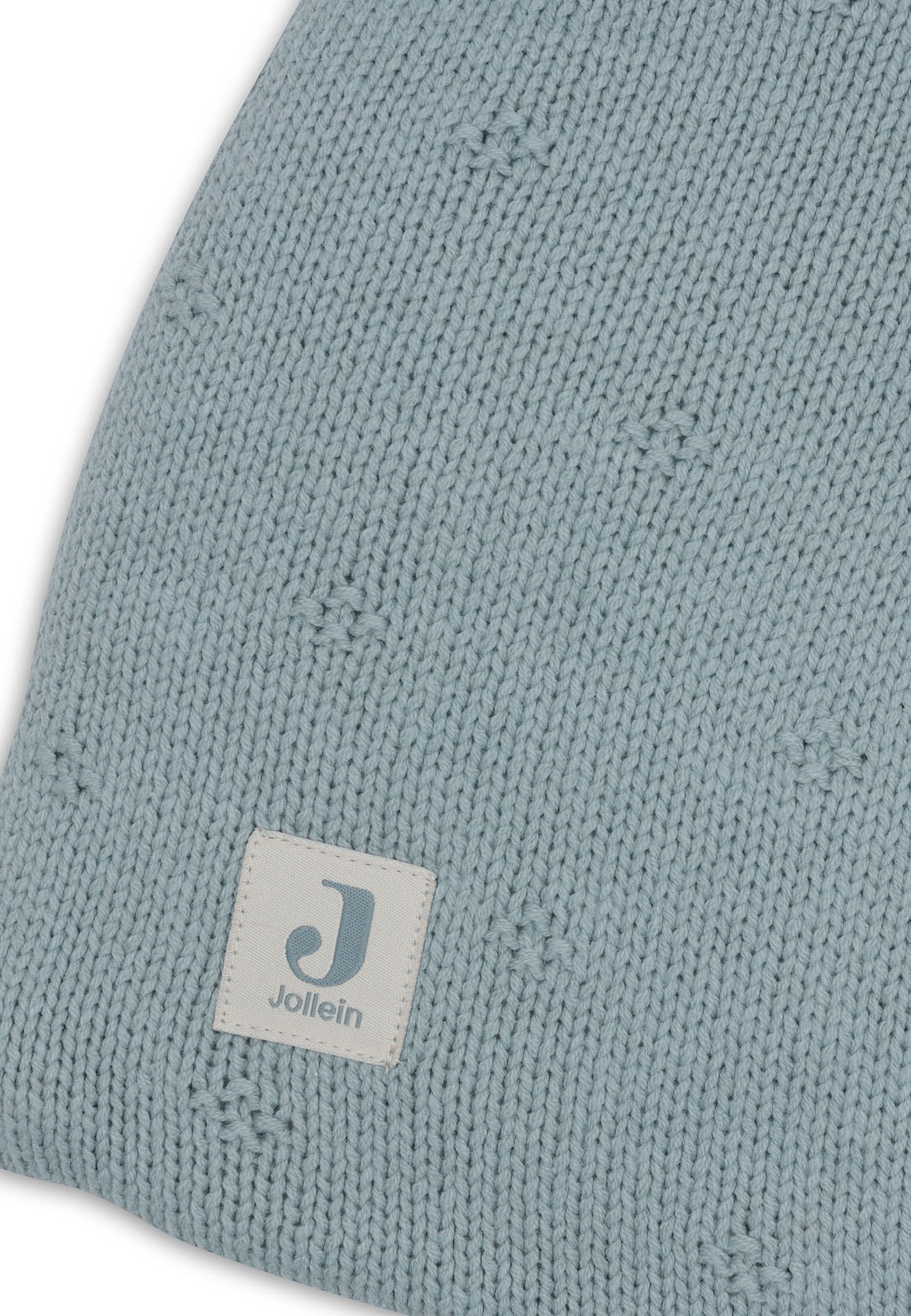 Jollein Tapis pour parc Cosy Knit Sea Green Lg 75 x L 95 cm