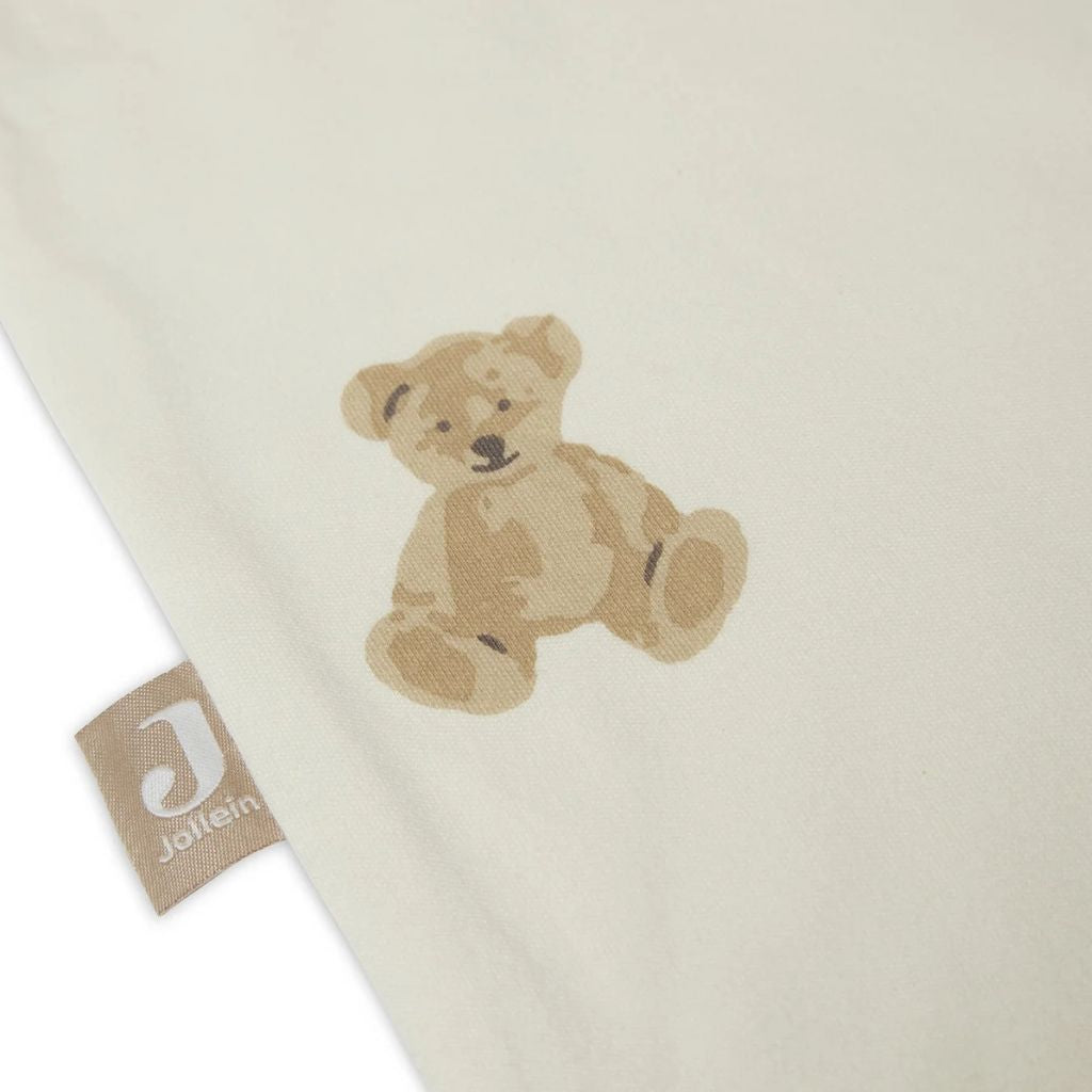 Jollein Sac de couchage d'été Teddy Bear TOG 0,5 Ecru 110 cm