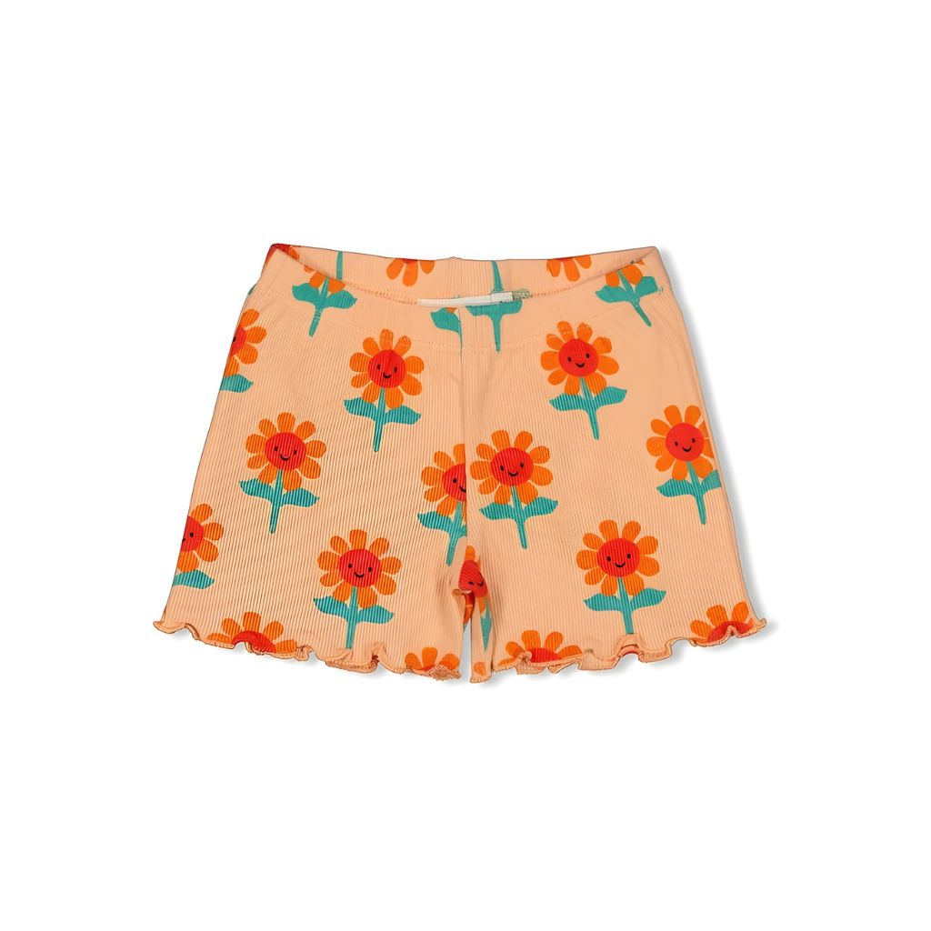 Feetje pyjama 2-delig Filou Fleur premium summerwear m80 perzik meisjes