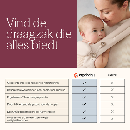ERGObaby Combidrager Adapt Soft Flex Mesh beige