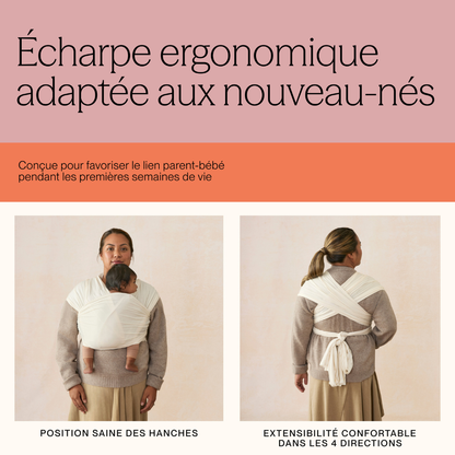 ERGObaby Draagdoek Aura Knit Cream