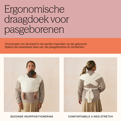 ERGObaby Draagdoek Aura Knit Cream