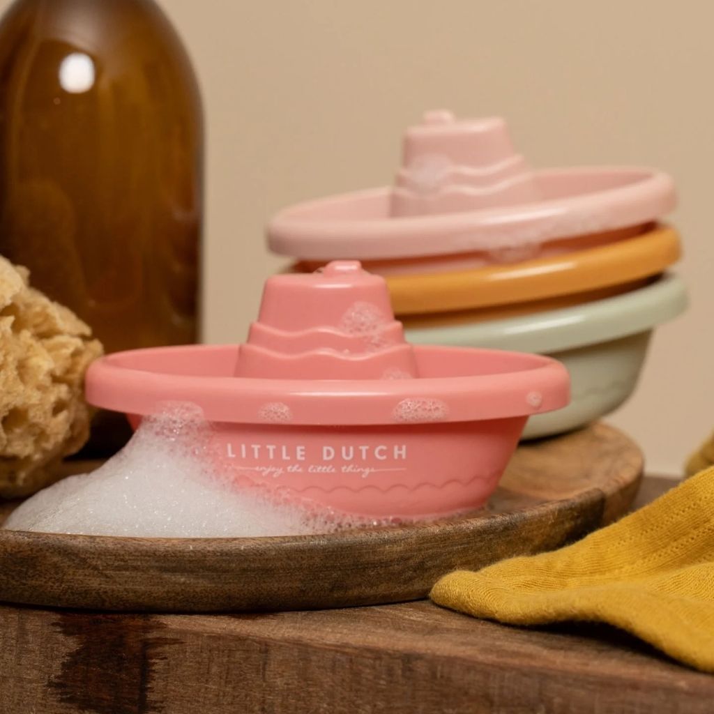 Little Dutch Badspeelgoed Bootjes roze