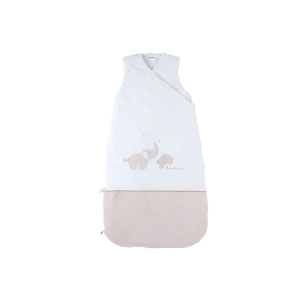 Noukie's Winterslaapzak Bali, Moka & Snow TOG 2,0-3,5 Ecru 100 cm