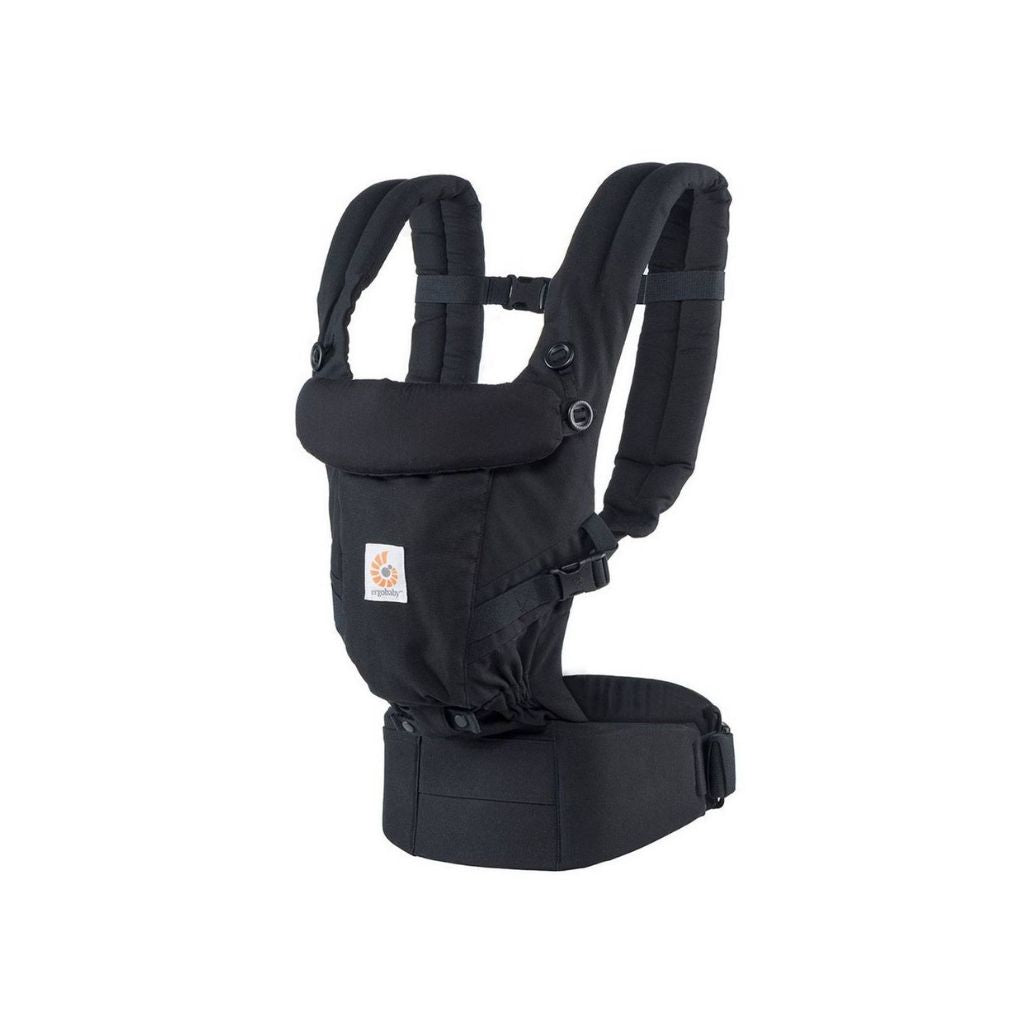 Combidrager Ergobaby, Adapt, black, groeit mee met baby, zitting en rugpand zijn verstelbaar