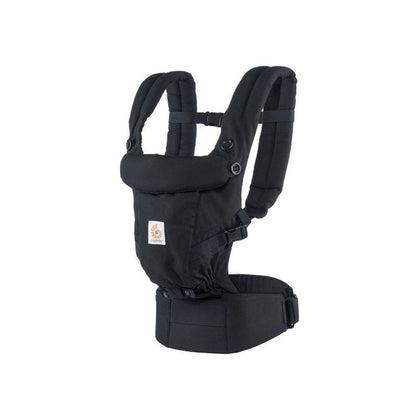 Combidrager Ergobaby, Adapt, black, groeit mee met baby, zitting en rugpand zijn verstelbaar