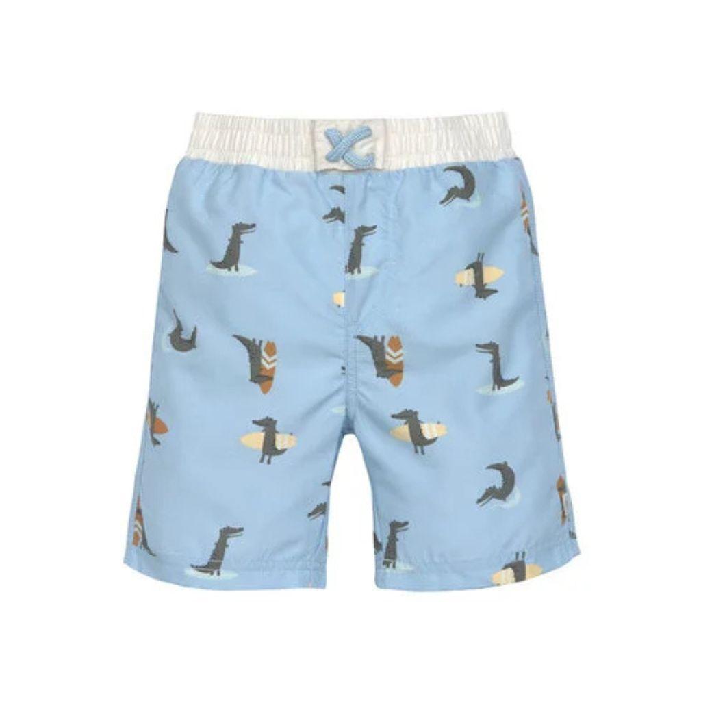 Lässig Short de bain Crocodile boy Sky Blue 7-12 mois taille 74-80
