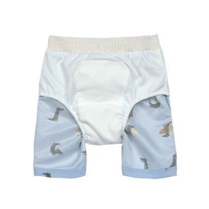 Lässig Short de bain Crocodile boy Sky Blue 13-18 months taille 86