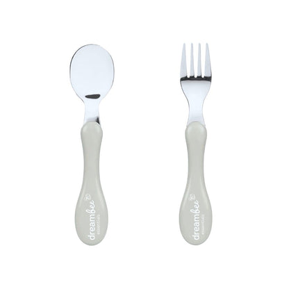 Dreambee Bestekset lepel en vork beige