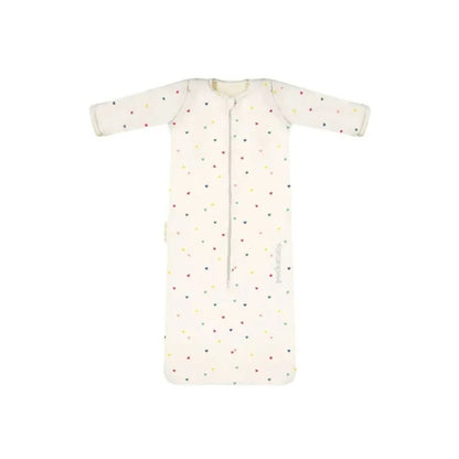 Puckababy Sac de couchage 4 saisons Hearts confetti TOG 0,25-2,5 Beige 100 cm