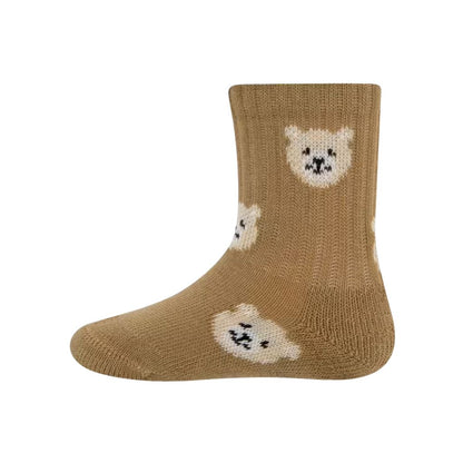 Ewers Bas Motif à 3 Rayures Beige Unisexe