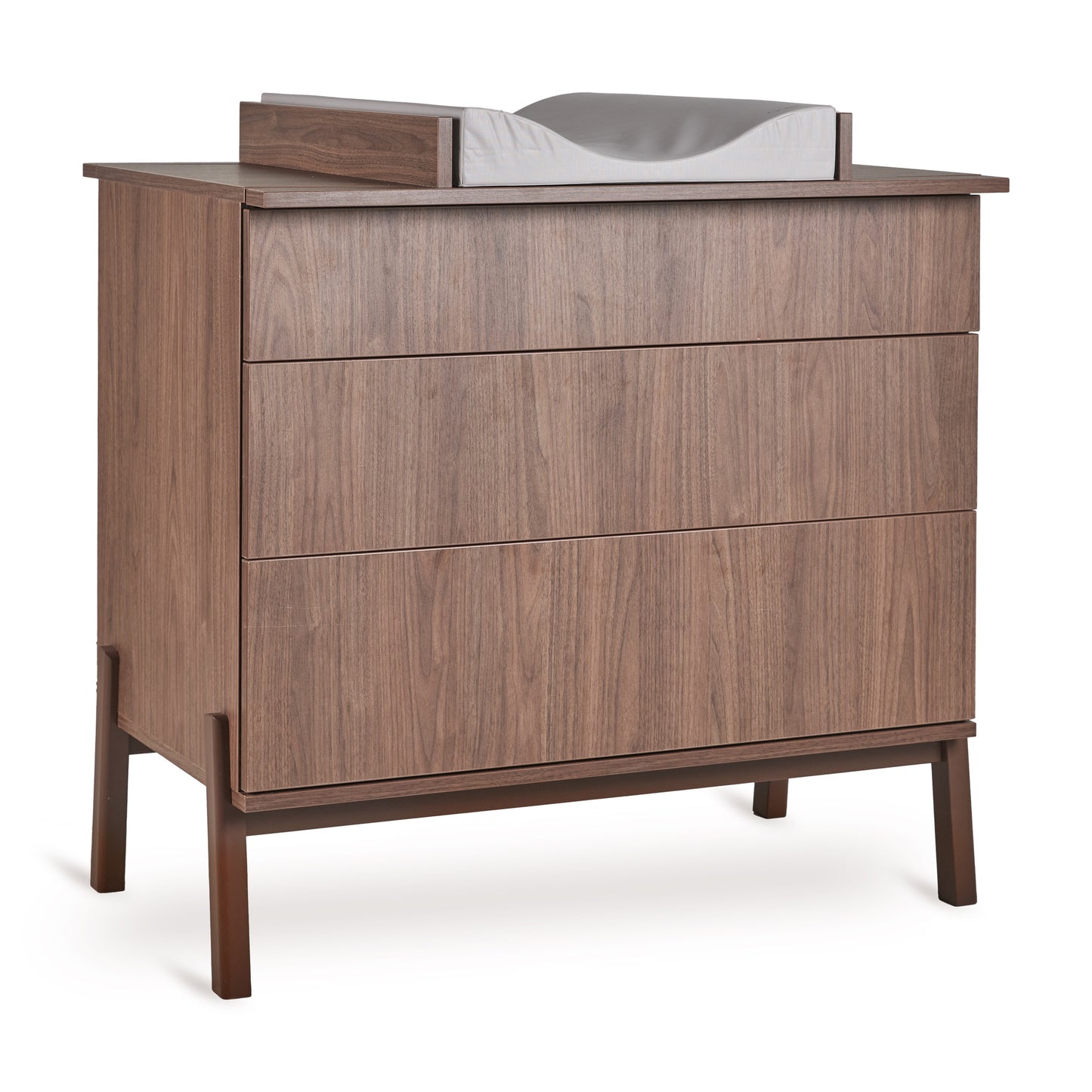 Quax Chambre de bébé 2 pièces (lit L 120 x Lg 60 cm + Commode avec rallonge) Ashi Chestnut