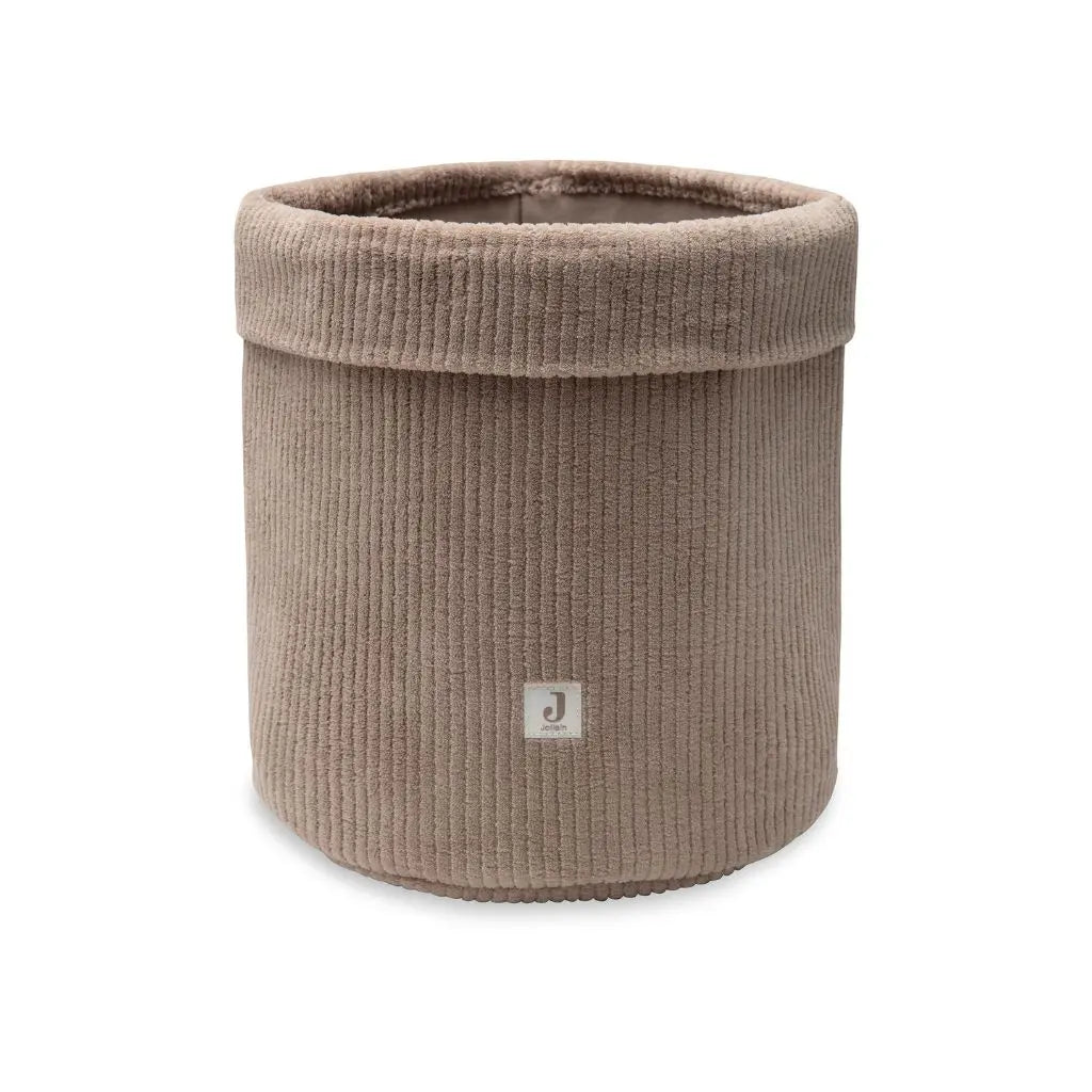 Jollein Opbergmand Cloudy Rib Milky Coffee 30 x 35 cm