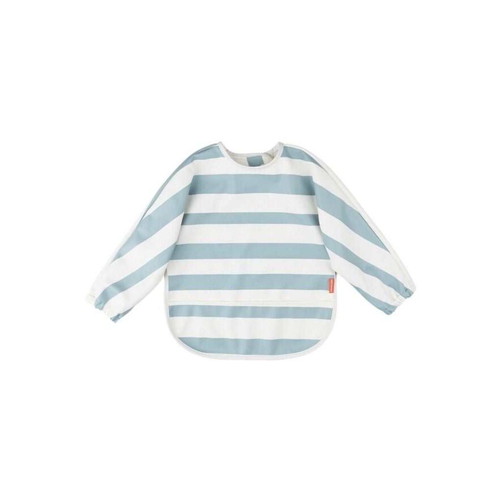 Done by Deer Slabbetje met mouwen Stripes  Blue
