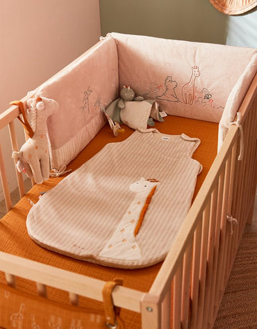 Noukie's Winterslaapzak Tiga, Stegi & Ops TOG 2,5-3,5 Beige 70 cm