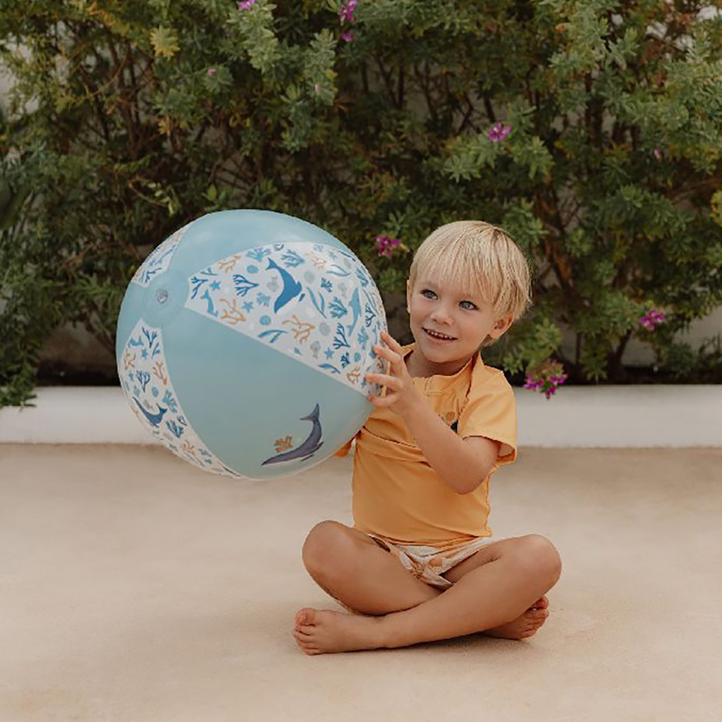 Little Dutch Strandbal Ocean Dreams Blauw 35 cm
