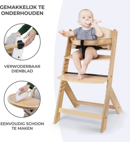 Kinderkraft Eetstoel Enock Naturel