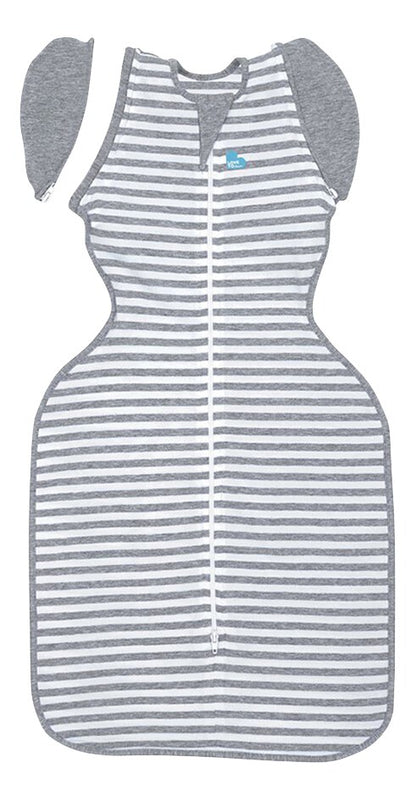 Love to Dream Inbakerzak / Slaapzak Swaddle Up Original Stripe TOG 1,0 Grey 80 cm
