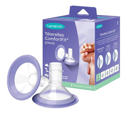Lansinoh Téterelle Comfort Fit 21 mm - 2 pièces