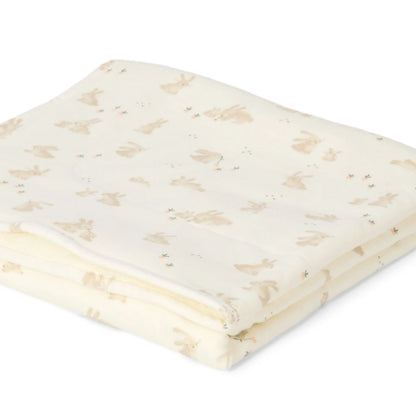 Little Dutch Couverture pour lit bébé Newborn Naturals Baby Bunny blanc