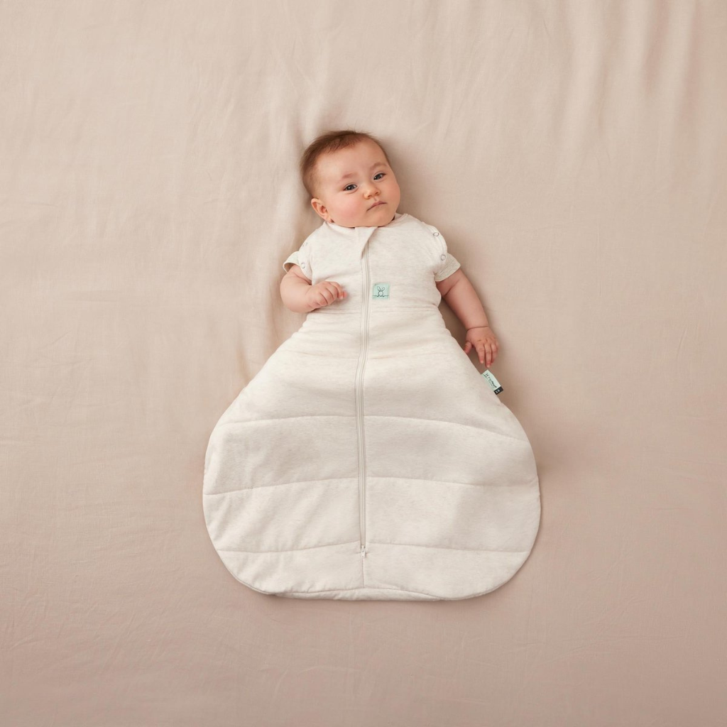 ErgoPouch Inbakerzak / Slaapzak Cocoon Hip Harness TOG 1,0 Oatmeal Marle 70 cm