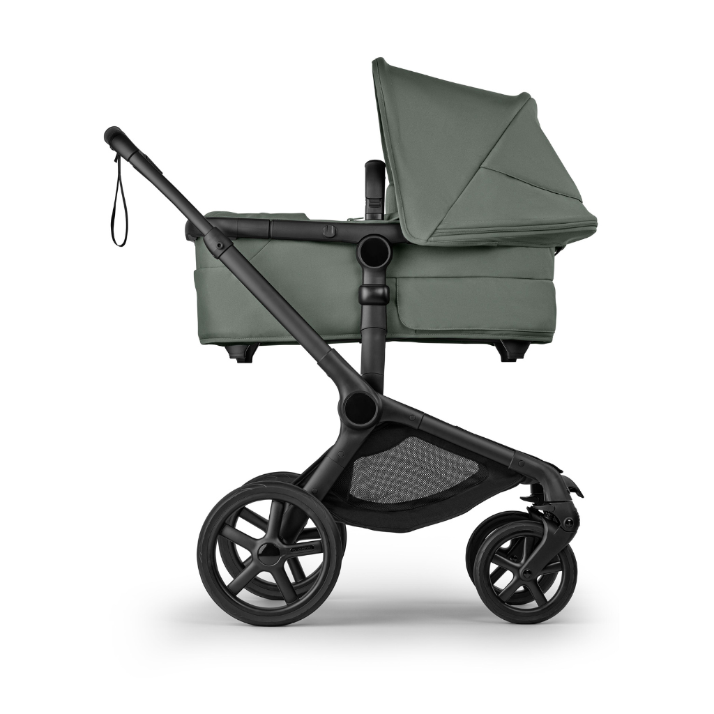 Bugaboo Kinderwagen Fox 5 Renew met draagmand Black / Forest Green