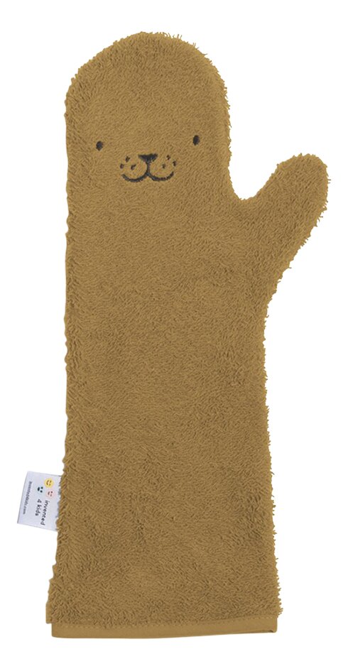 Nifty Gant de toilette Shower Glove Phoque Caramel 
