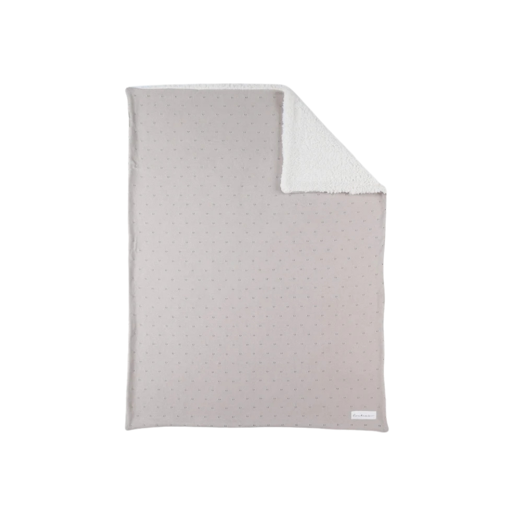 Noukie's Couverture Tricot & Teddy tender beige Lg 75 x L 100 cm