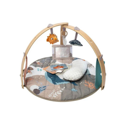 Bo Jungle Tapis de jeu avec arceau en bois Ocean Bliss