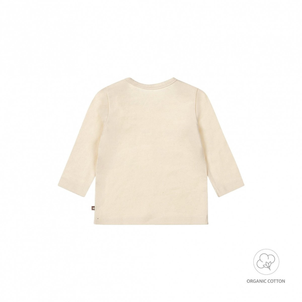 Dirkje T-shirt à longues manches NOOS unisex Enjoy every little moment Off White