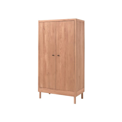 Jaxx Chambre de bébé 3 pièces (lit + commode à langer + armoire 2 portes) FORREST Oak