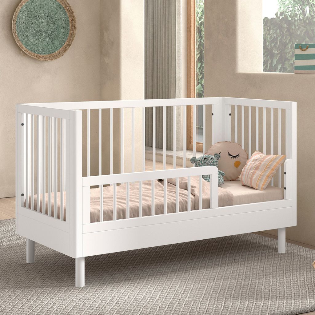 Jaxx Chambre de bébé 3 pièces (lit + commode à langer + armoire 2 portes) FORREST Beech