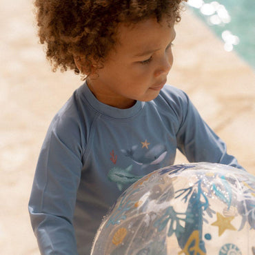  Little Dutch T-shirt de bain à manches longues Ocean Blue