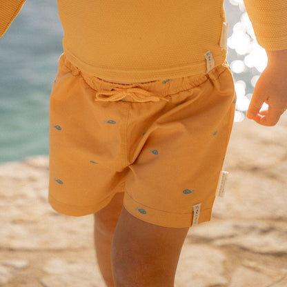 Little Dutch Short de bain Seashells Sunny Yellow 