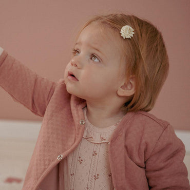Little Dutch Jasje omkeerbaar Fairy Garden Pink Blush