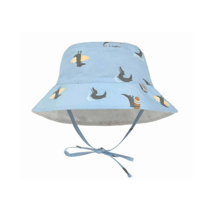 Lässig Chapeau Bucket Hat Crocodile boy Sky Blue