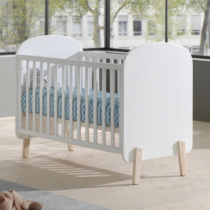 JAXX Chambre de bébé 2 pièces (Lit L 120 x Lg 60 cm + armoire 3 portes) Kiddy