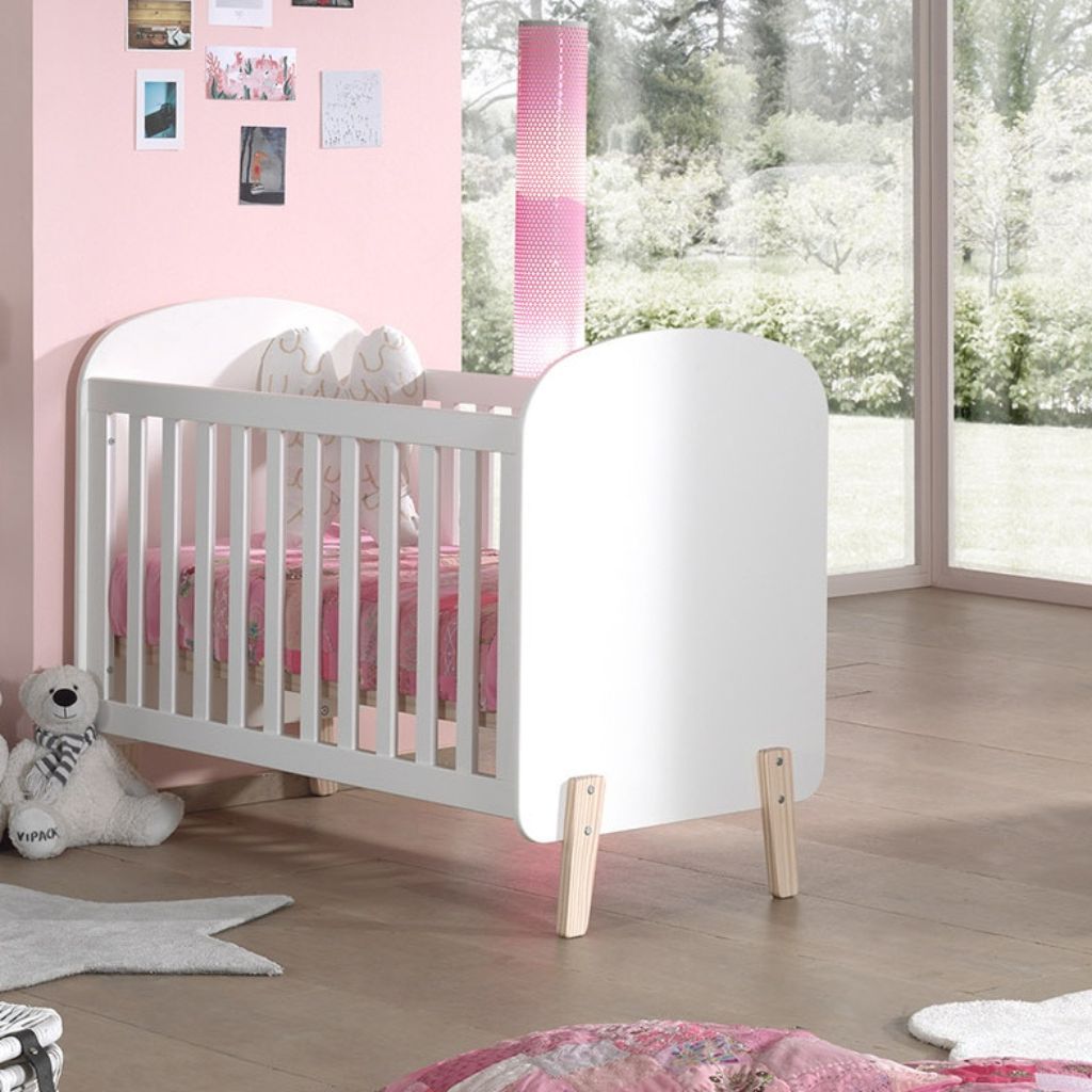 JAXX Chambre de bébé 2 pièces (Lit L 120 x Lg 60 cm + armoire 3 portes) Kiddy