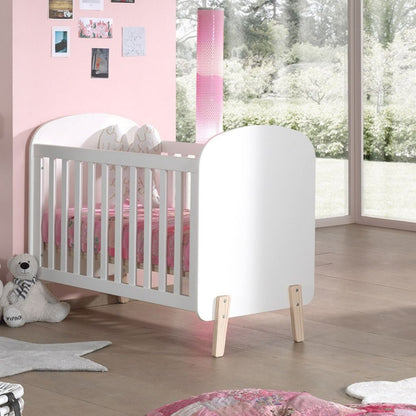 JAXX Chambre de bébé 2 pièces (Lit L 120 x Lg 60 cm + armoire 3 portes) Kiddy